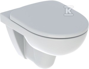 Zestaw wiszącej miski WC Selnova, lejowa, B36 cm, H38 cm,