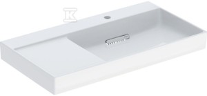 Umywalka One odpływ poziomy, B90 cm, T48 cm, z otworem