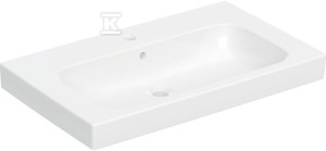 Umywalka Modo, B80 cm, H15.5 cm, T48.5 cm, z przelewem,