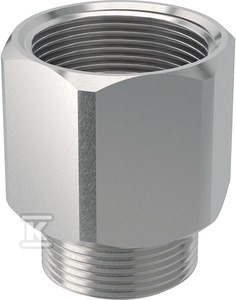 Złączka gwintowana nakrętno-wkrętna GW1 1/4"xGZ3/4", stalowa ocynkowana (kanalizacja HDPE) o