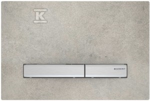 Przycisk spłukujący Sigma50, przedni, imitacja betonu    115.788.JV.2