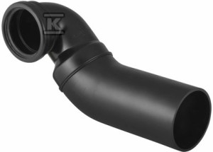 Kolano odpływowe PE 90st. P do WC d110/90