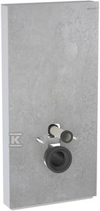 Moduł sanitarny Monolith do WC wiszącego, H101, imitacja betonu o