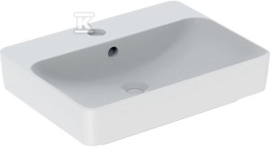 Umywalka Variform stawiana na blat, prostokątna, B60 cm, H15.8 cm,