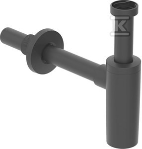 Syfon umywalkowy R 1 1/4"x40 mm, czarny mat