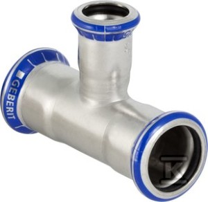 Trójnik Geberit Mapress Edelstahl redukcyjny d76,1-22    31229