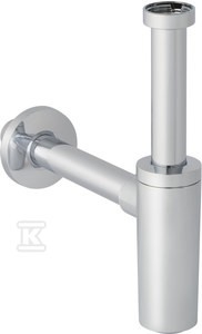 Syfon umywalkowy R 1 1/4"x40 mm, chrom błyszczący