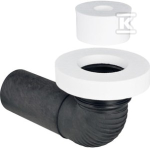 Przyłącze dachowe DN110X110mm poziome, z izolacją przeciwroszeniową i prostym króćcem