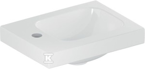 Umywalka iCon Light kompaktowa 38 cm z otworem z lewej
