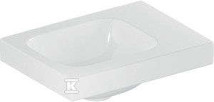 Umywalka iCon Light kompaktowa, B38 cm, H13 cm, T28 cm,