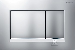 Przycisk spłukujący Sigma30, przedni, chrom mat, easy-to-clean