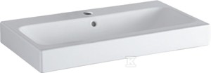 Umywalka iCon, B75 cm, H15.5 cm, T48.5 cm, z przelewem,