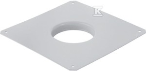 Kołnierz powlekany PVC do wpustu podłogowego    388.124.28.1