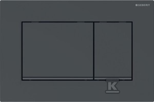 Przycisk spłukujący Sigma30, przedni, czarny-błyszczący/czarny-mat    115.883.DW.1 w