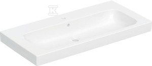 Umywalka Modo, B100 cm, H15.5 cm, T48.5 cm, z przelewem,