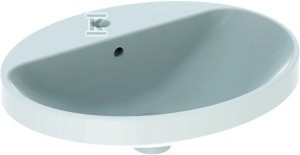 Umywalka Variform wpuszczana w blat, owalna, B55 cm, H17.8 cm,