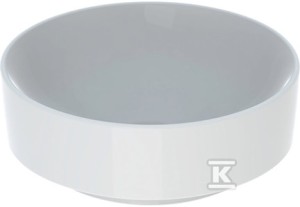 Umywalka Variform stawiana na blat, okrągła, D40 cm, H15.8 cm,