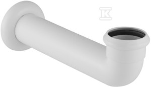 Kolano przyłączeniowe d50x50 mm białe    152.665.11.1 w
