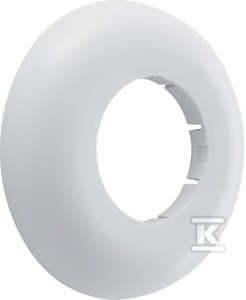 Rozetka płaska: d=32mm D=8.5cm H=1.5cm Biały-alpin   &nbsp;241.405.11.1