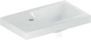 Umywalka iCon Light kompaktowa z powierzchnią odkładczą 53 cm z