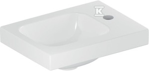 Umywalka iCon Light kompaktowa 38 cm z otworem z prawej