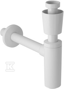 Syfon umywalkowy R 1 1/4"x32 mm, biały
