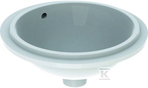 Umywalka podblatowa Variform, okrągła, D33 cm, H18 cm, z przelewem,