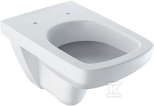 Miska wisząca WC Selnova Square lejowa, B35 cm, H34 cm,
