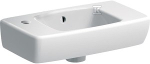 Umywalka kompaktowa Selnova Compact B45 cm, H14.5 cm, T25 cm,