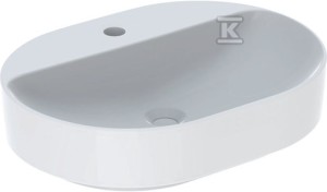 Umywalka Variform stawiana na blat, eliptyczna, B60 cm, H15.8 cm,