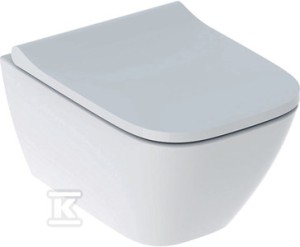Miska wisząca WC Smyle Square lejowa, B35 cm, H33 cm,