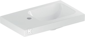 Umywalka iCon Light kompaktowa, B53 cm, H13 cm, T31 cm,