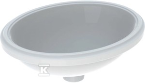 Umywalka podblatowa Variform, owalna, B49.5 cm, H18 cm, T42 cm,