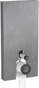 Moduł sanitarny Monolith do WC stojącego, H101, imitacja betonu, boki