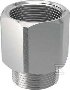 Złączka gwintowana nakrętno-wkrętna GW2"xGZ1 1/4", stalowa ocynkowana (kanalizacja HDPE) o