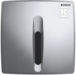 Zawór spłukujący elektroniczny do pisuaru, Basic, zasilanie 230 V, chrom-mat