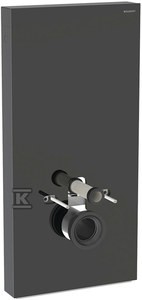 Moduł sanitarny Monolith do WC wiszącego, H101, czarny, boki czarne