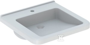 Umywalka Selnova Comfort B55 cm, H15.5 cm, T52.5 cm, bez