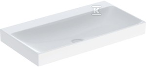 Umywalka One odpływ pionowy, B90 cm, T48 cm, bez otworu,