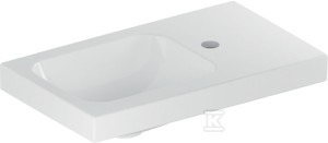 Umywalka iCon Light kompaktowa, B53 cm, H13 cm, T31 cm,