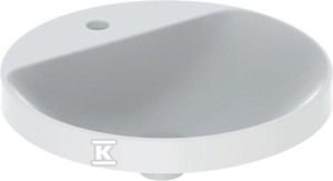 Umywalka Variform wpuszczana w blat, okrągła, z półką, D48 cm,