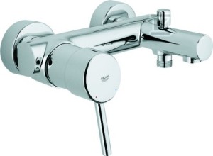 Bateria wannowa Grohe Concetto jednouchwytowa, montaż ścienny