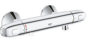 Grohtherm 1000 Termostatyczna bateria prysznicowa z zestawem prysznicowym, chrom, blokada