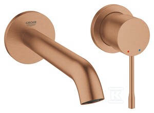 Bateria umywalkowa Grohe Essence 2-otworowa jednouchwytowa rozmiar M, brushed warm