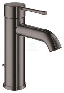 Bateria umywalkowa Grohe Essence jednouchwytowa, rozmiar S, hard graphite, ogranicznik