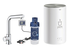 System gotujący wodę Grohe Red Duo kuchenny, chrom, zawór sztorcowy