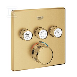 Bateria termostatyczna Grohtherm SmartControl do obsługi trzech wyjść wody, brushed