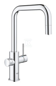 Zestaw startowy Grohe Blue Home z wylewką w kształcie U,