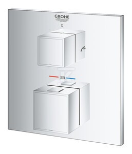 Bateria wannowa Grohe Grohtherm Cube termostatyczna do obsługi dwóch wyjść