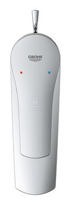 Bateria umywalkowa Grohe Eurosmart jednouchwytowa, rozmiar S, chrom, ogranicznik przepływu